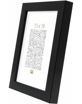 wooden frame S40R black 50x70 cm