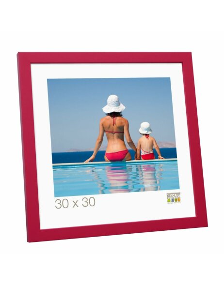 wooden frame S40R red 50x70 cm