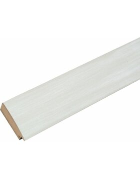 Drewniana ramka S53G biało-szara 13x18 cm