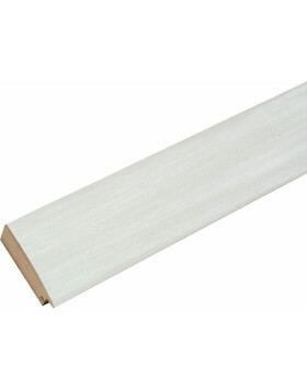 Cadre en bois S53G blanc-gris 20x30 cm