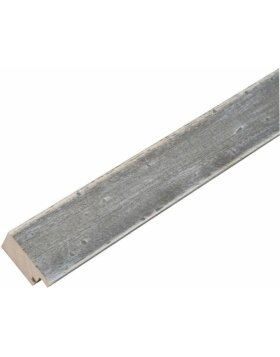 Cornice in legno S49B grigio antico 13x18 cm