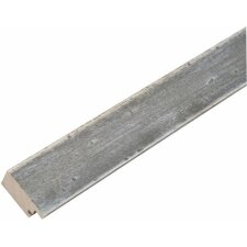 Cornice in legno S49B grigio antico 13x18 cm