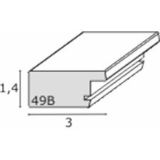 Holzrahmen S49B grau verwittert 13x18 cm