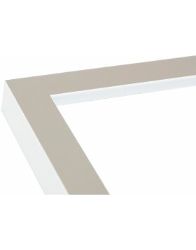 Cornice in legno grigio-bianco 15,0 x20,0 cm S43AL