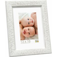 ornament frame S95FS white 10x15 cm