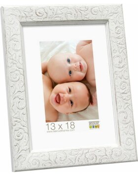 ornament frame S95FS white 15x20 cm