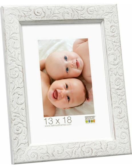 ornament frame S95FS white 18x24 cm