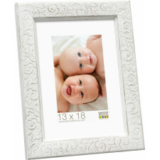 ornament frame S95FS white 18x24 cm