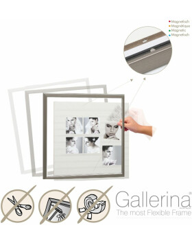 Plastic frame S41NK1 Gallerina white 50x50 cm