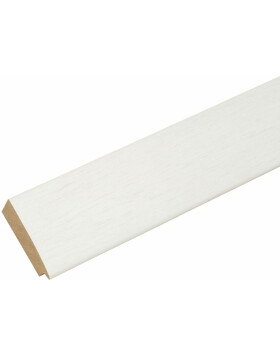 Cornice in legno S53G bianco 30x40 cm