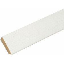 Cornice in legno S53G bianco 30x45 cm