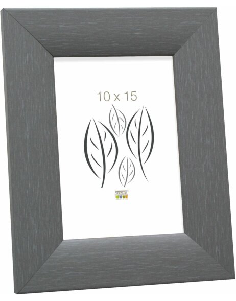 wooden frame S53G gray 10x15 cm
