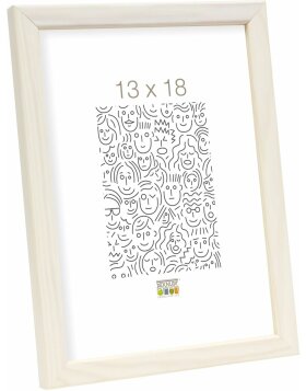 wooden frame S41J Deknudt 21x29,7 cm white