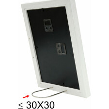 Wooden frame S66KF1 white 18x24 cm