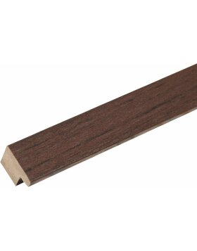 Cornice in legno MDF Deknudt S44C 10x15 cm marrone scuro