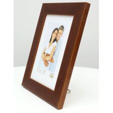 wooden frame S45J Basic 10x15 cm brown