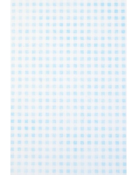 Papier 70x100 cm intiss&eacute; vichy bleu