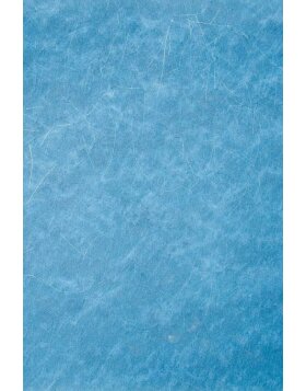 Papier 70x100 cm Vlies Silberf&auml;den blau