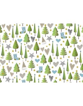 Paper 50x70cm Christmas icons nature