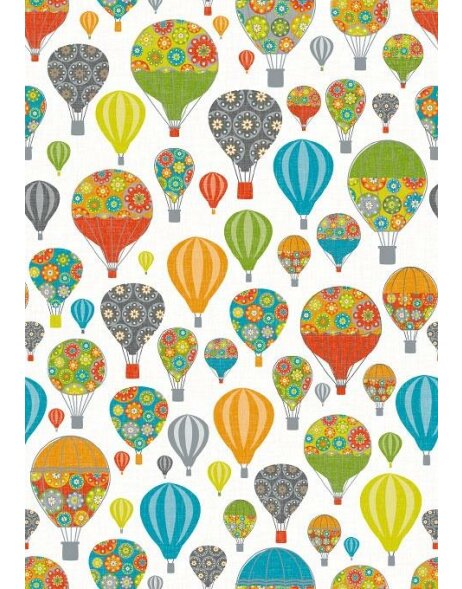Papier 70x100 cm Hei&szlig;luftballons