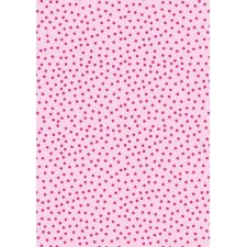 Papier 70x100 cm w różowe kropki