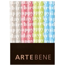 ARTEBENE gift wrap Happy Birthday M2 70x200 cm roll