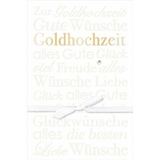 Kunst eenvoudige kaart goud bruiloft typografie