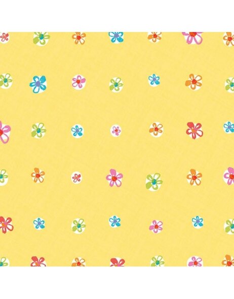 Paper napkins 33x33 cm Mini Flower Yellow