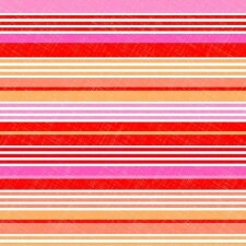 Serwetki papierowe 33x33 cm Paski czerwono-różowe