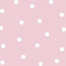 Papier-Servietten 33x33 cm Dots Streifen rosa