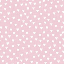 Serviettes en papier 33x33 cm mini cœurs roses