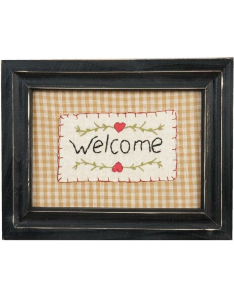 Welcome sign 25x20 cm