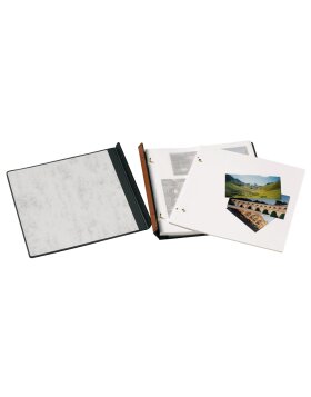 Walther Screw bound album PREMIUM 37x37 cm black 100 white sides