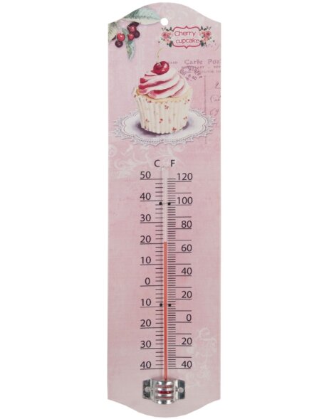 Thermometer 7x27 cm muffin